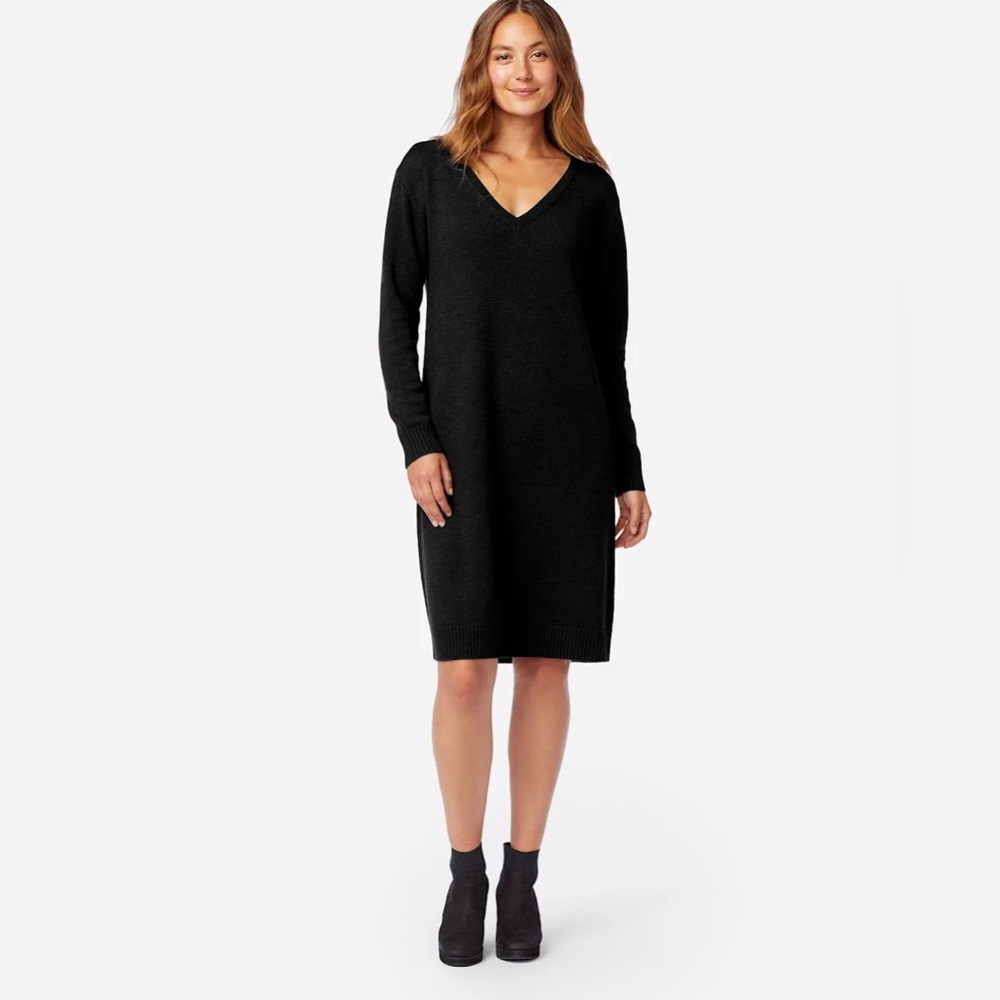 Treasure & Bond Black Long Sleeve Dress